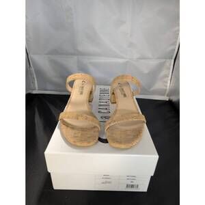 NEW LA CANADIENNE women's bria slip on sandals in brown